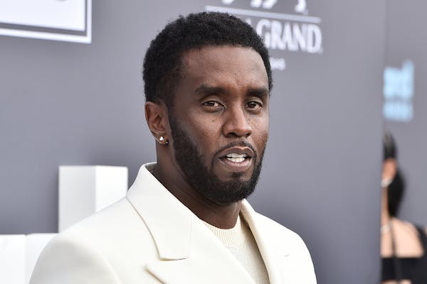 Music mogul and entrepreneur Sean "Diddy" Combs arrives at the Billboard Music Awards, May 15, 2022, in Las Vegas.