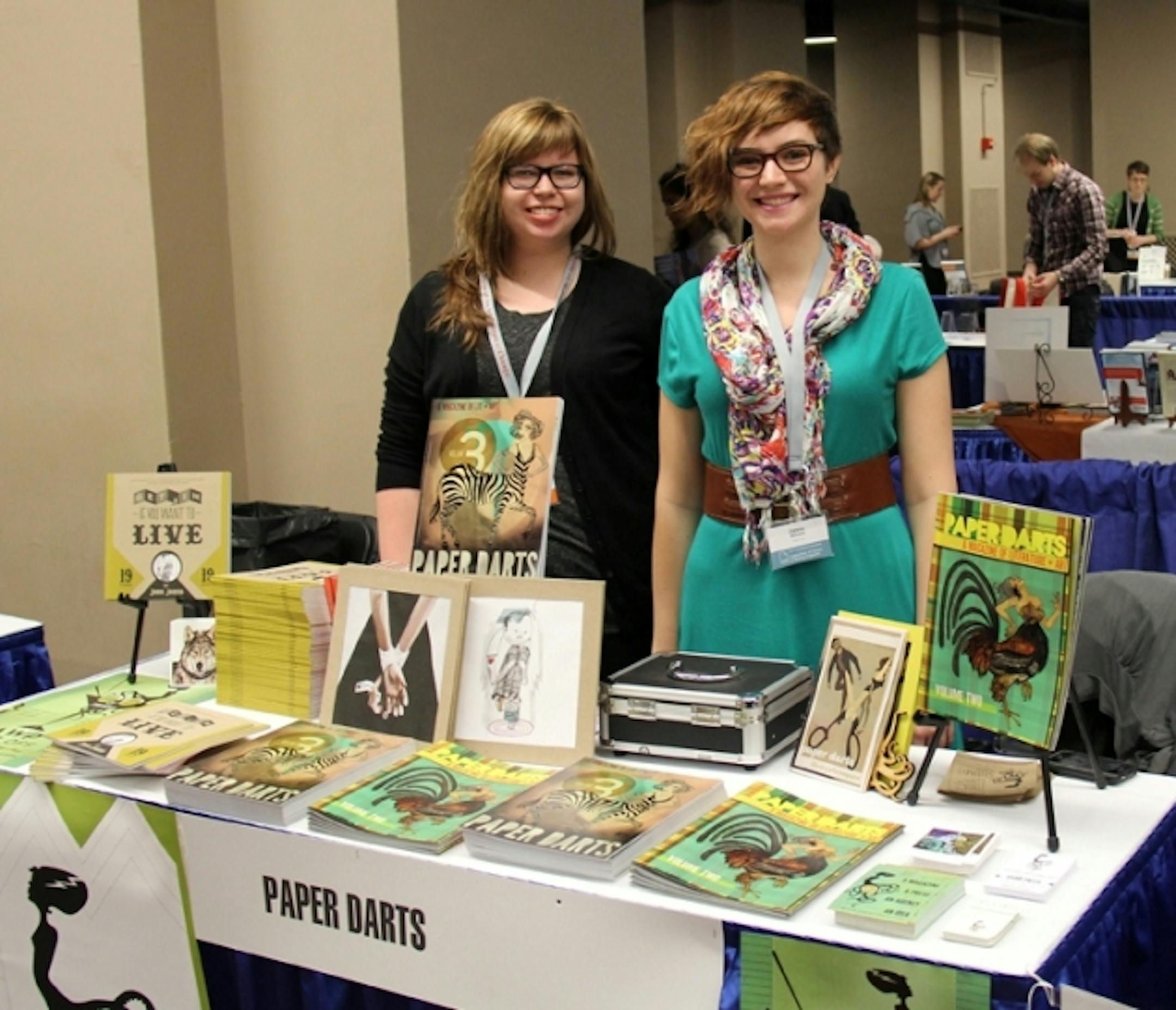 The literary magazine, Paper Darts. Photo by Chris Jones.