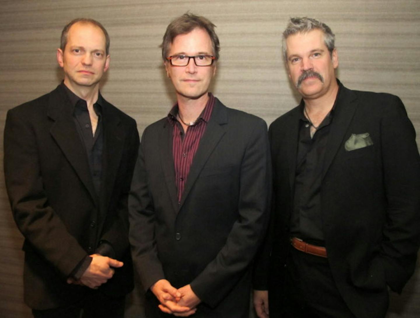 Semisonic's Jacob Slichter, Dan Wilson and John Munson at last year's Butterball fundraiser. / Star Tribune photo by Sara Glassman