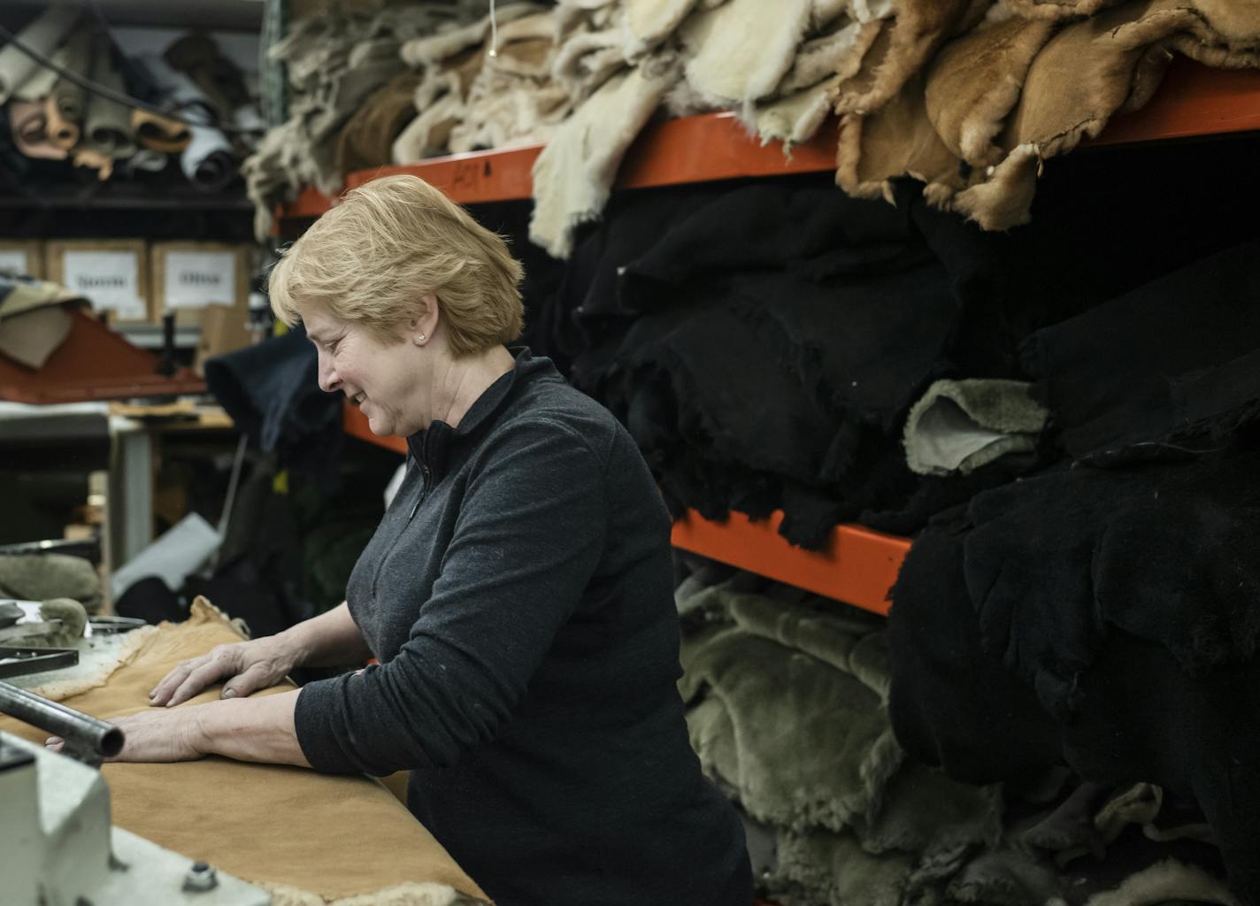 Sven's Clogs owner Marie Rivers works on some sheep skin inserts for an order. Her employees make craftsman wages but a lack of housing remains an issue.] From Sven's Clogs in Chisago to DigiKey Electronics in Thief River Falls, Minnesota's employers are feeling the housing pinch. Local businesses say the lack of affordable apartments and homes is hampering their ability to grow, and they are taking that message to the State Capitol. RICHARD TSONG-TAATARII &#xa5; richard.tsong-taatarii@startribu