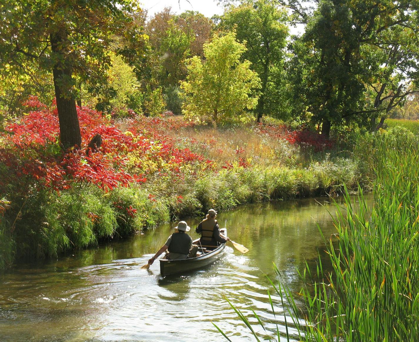 Canoeing in Glendalough State Park.