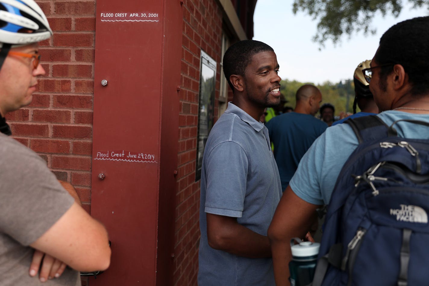 St. Paul mayoral candidate Melvin Carter, shown at an event in September. The St. Paul Police Federation's president apologized Wednesday for a letter to Carter.