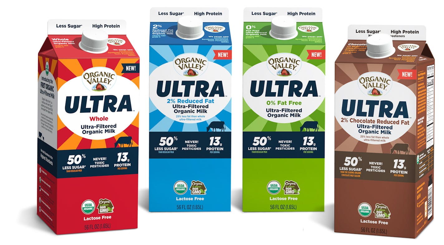 Organic Valley is jumping into the market for ultrafiltered milk with four versions that will be available in stores nationwide.