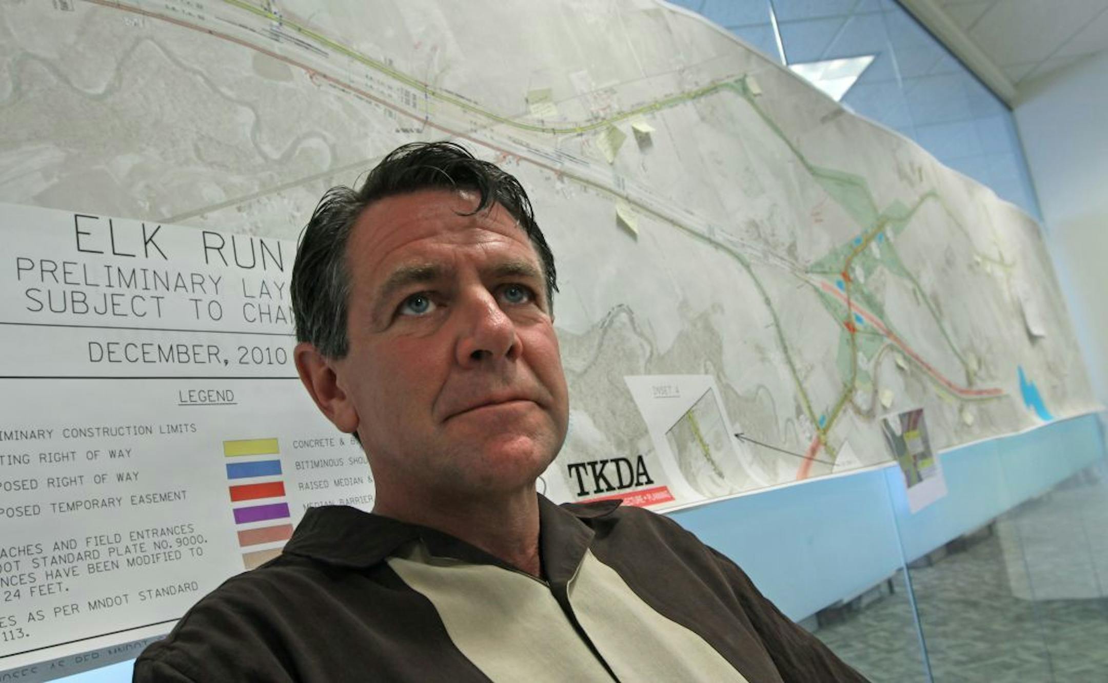 Vince Montgomery, president of architectural firm TKDA, has had three large highway projects come to a halt since the state shutdown began last week.