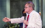 Garrison Keillor delivered the opening monologue of Friday night's show at the Grandstand. ] Aaron Lavinsky &#x2022; aaron.lavinsky@startribune.com A 