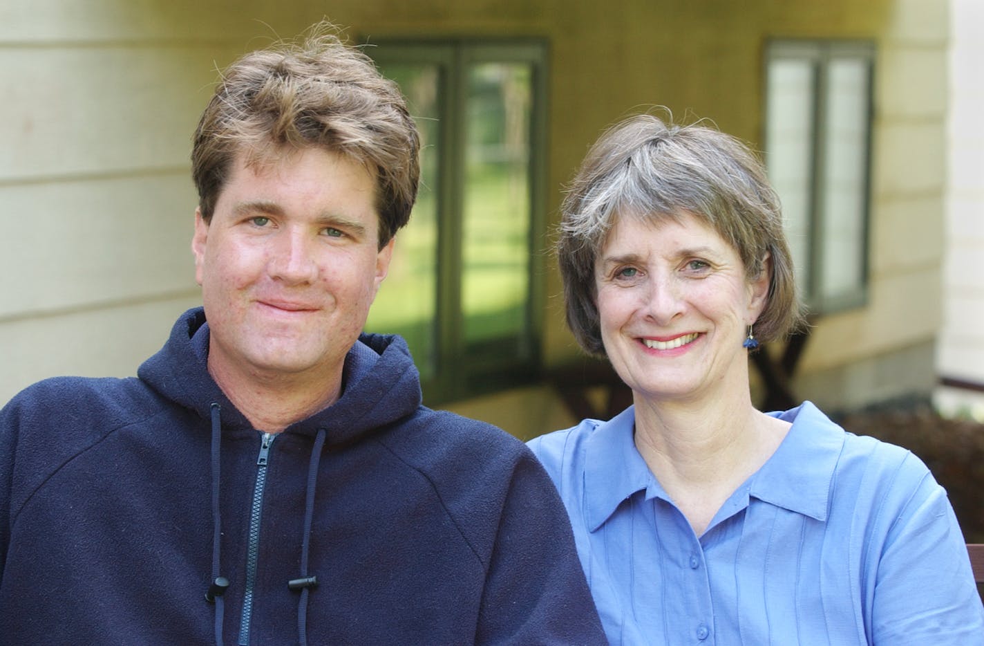 Mindy Greiling and her son, Jim.