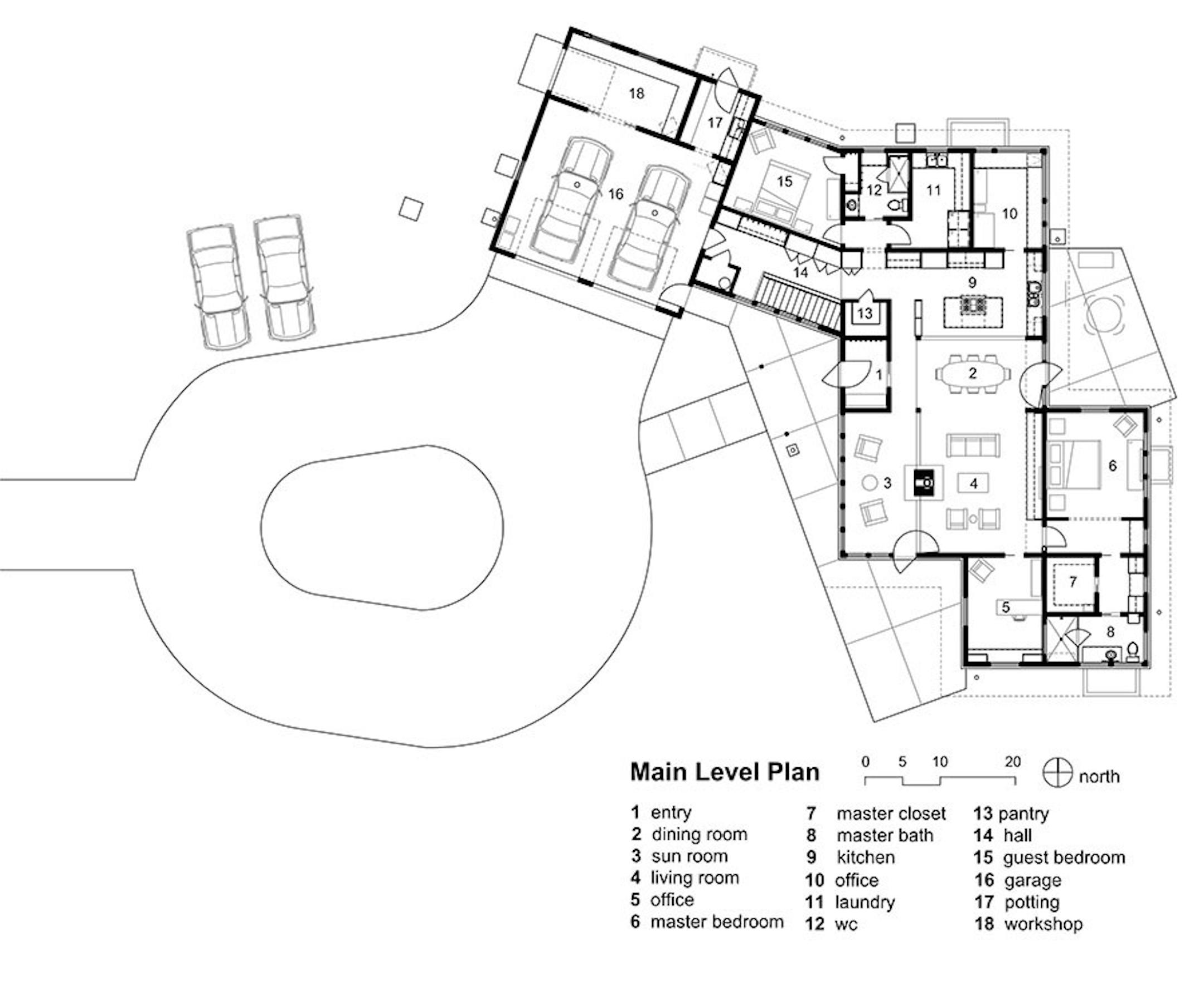 MAIN LEVEL FLOOR PLAN