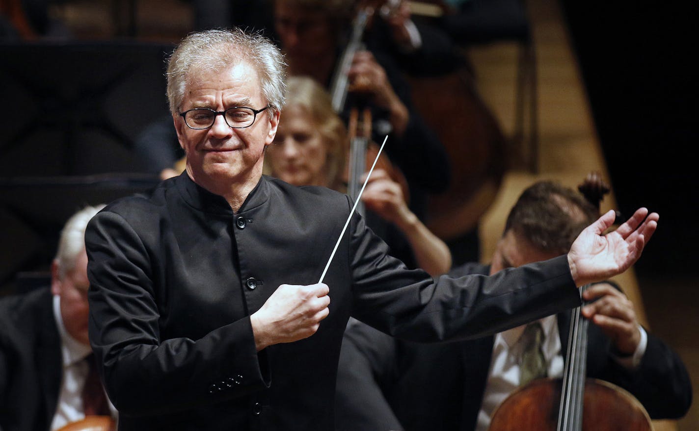 Osmo Vänskä at Orchestra Hall in 2014.