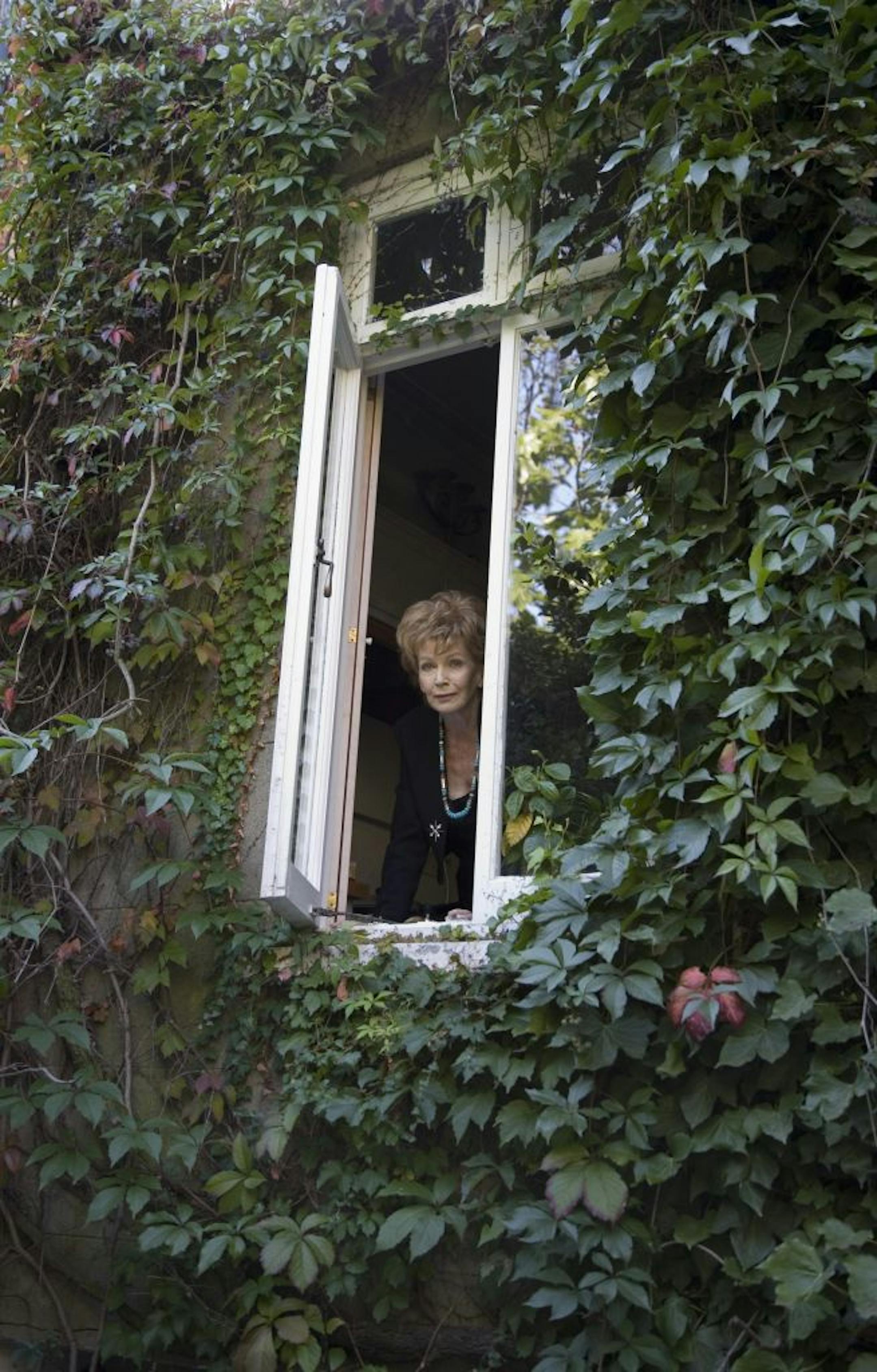 Edna O'Brien at home in Kennsington
