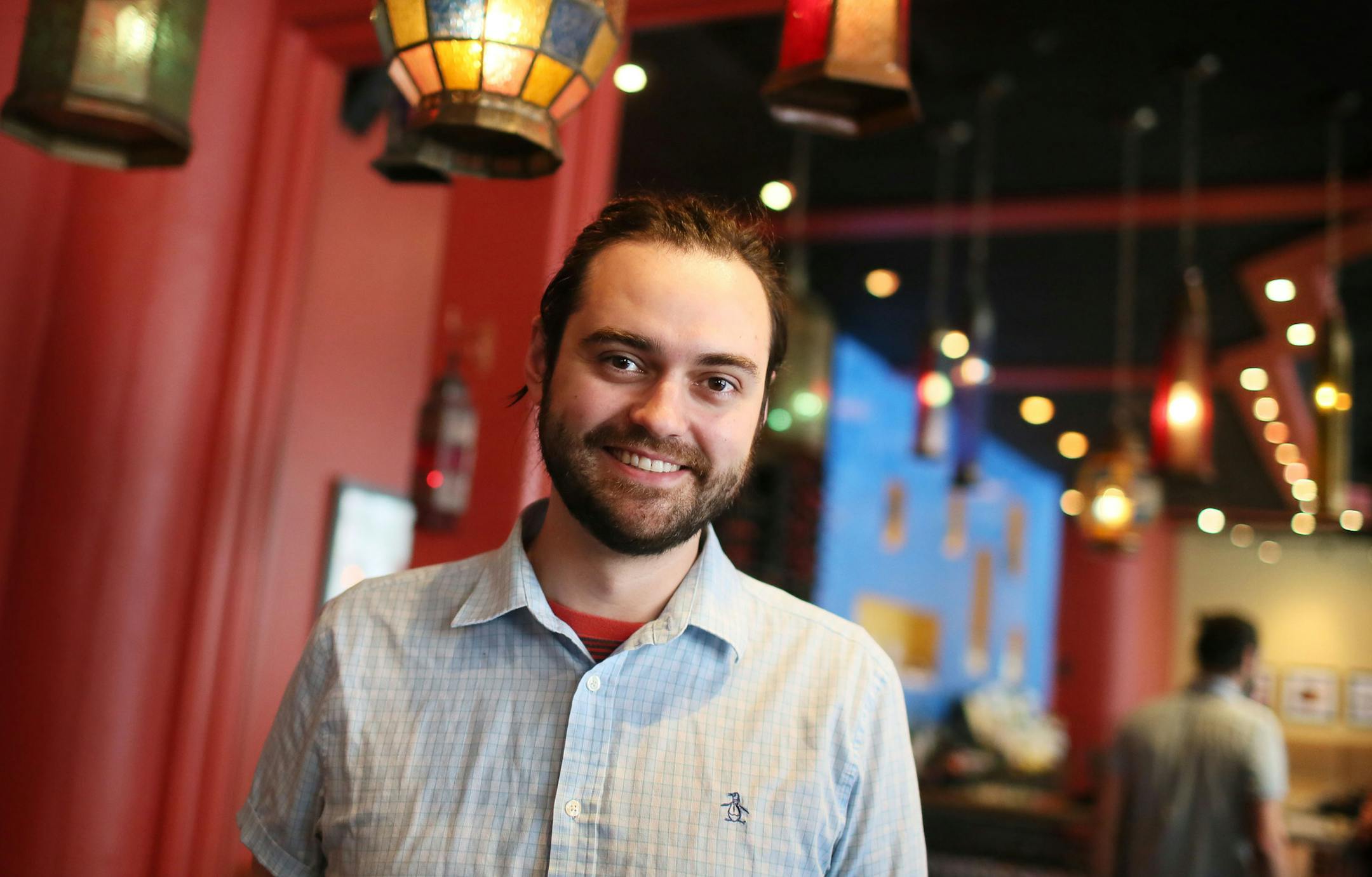 Bartender Nikola Govich of Saffron Friday, May 15, 2015, in Minneapolis, MN.](DAVID JOLES/STARTRIBUNE)djoles@startribune.com Bartender Nikola Govich of Saffron Friday, May 15, 2015, in Minneapolis, MN.]