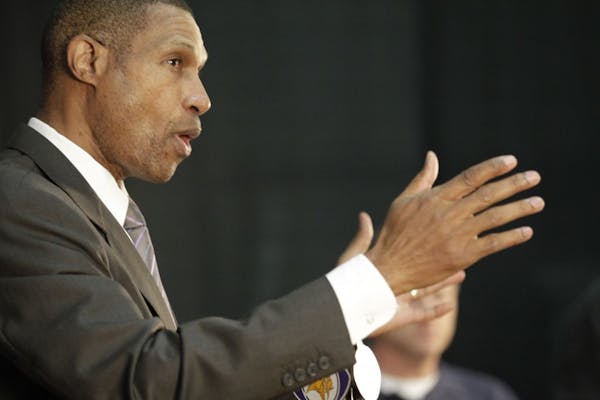 Vikings head coach Leslie Frazier will be leading a far less glitzy team than the one he served as a defensive coordinator for most of last year.