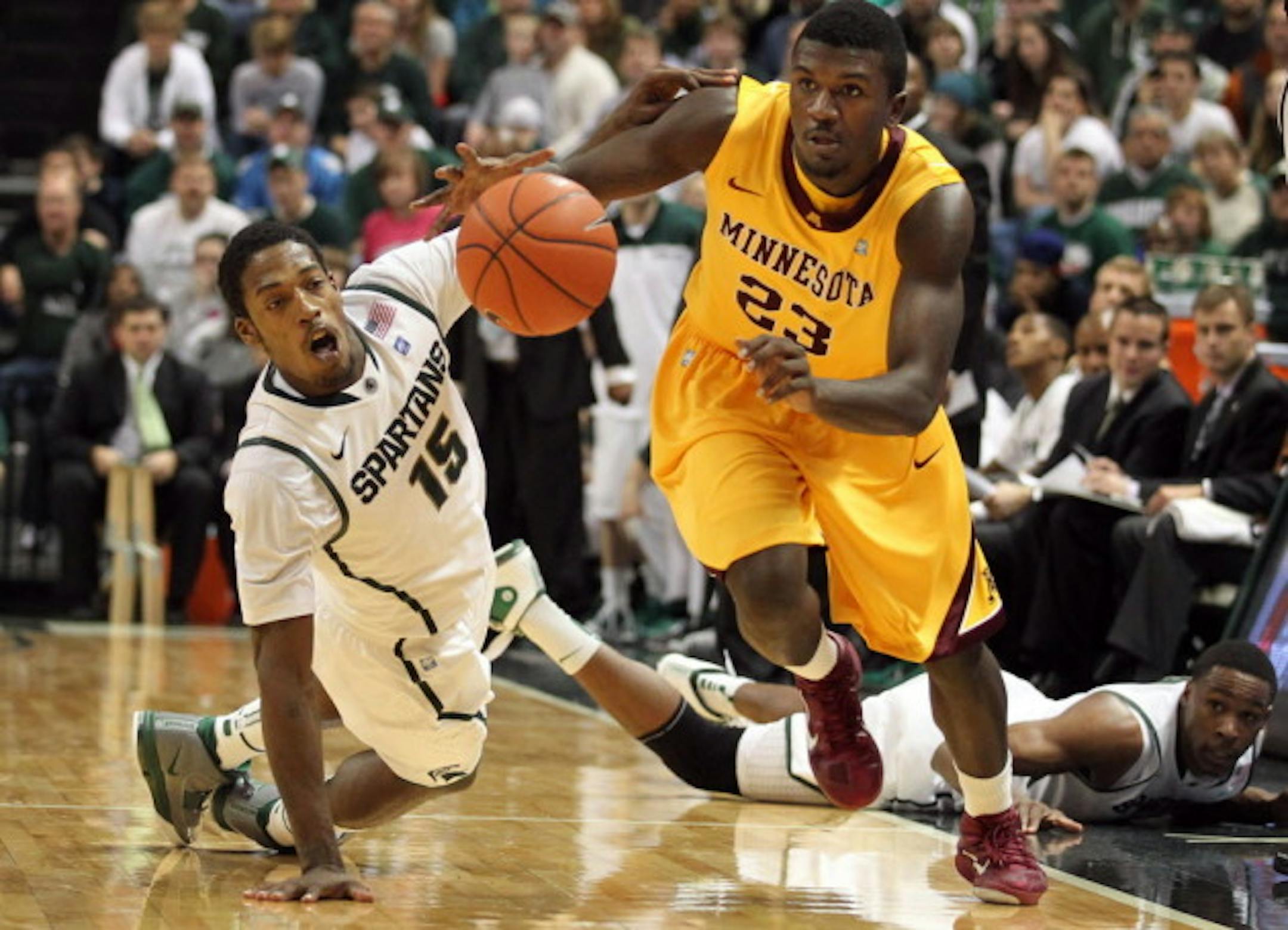 Former Gophers guard Chip Armelin (23) signed with Southern Miss. He decided to transfer after last season, in which he averaged 5.2 points and 2.1 rebounds in 13.7 minutes per game.