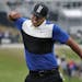 Brooks Koepka reacts after winning the PGA Championship golf tournament, Sunday, May 19, 2019, at Bethpage Black in Farmingdale, N.Y. (AP Photo/Julio 