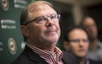 Minnesota Wild owner Craig Leipold spoke to the media about the firing of general manger Chuck Fletcher at the Xcel Energey Center on Monday, April 23