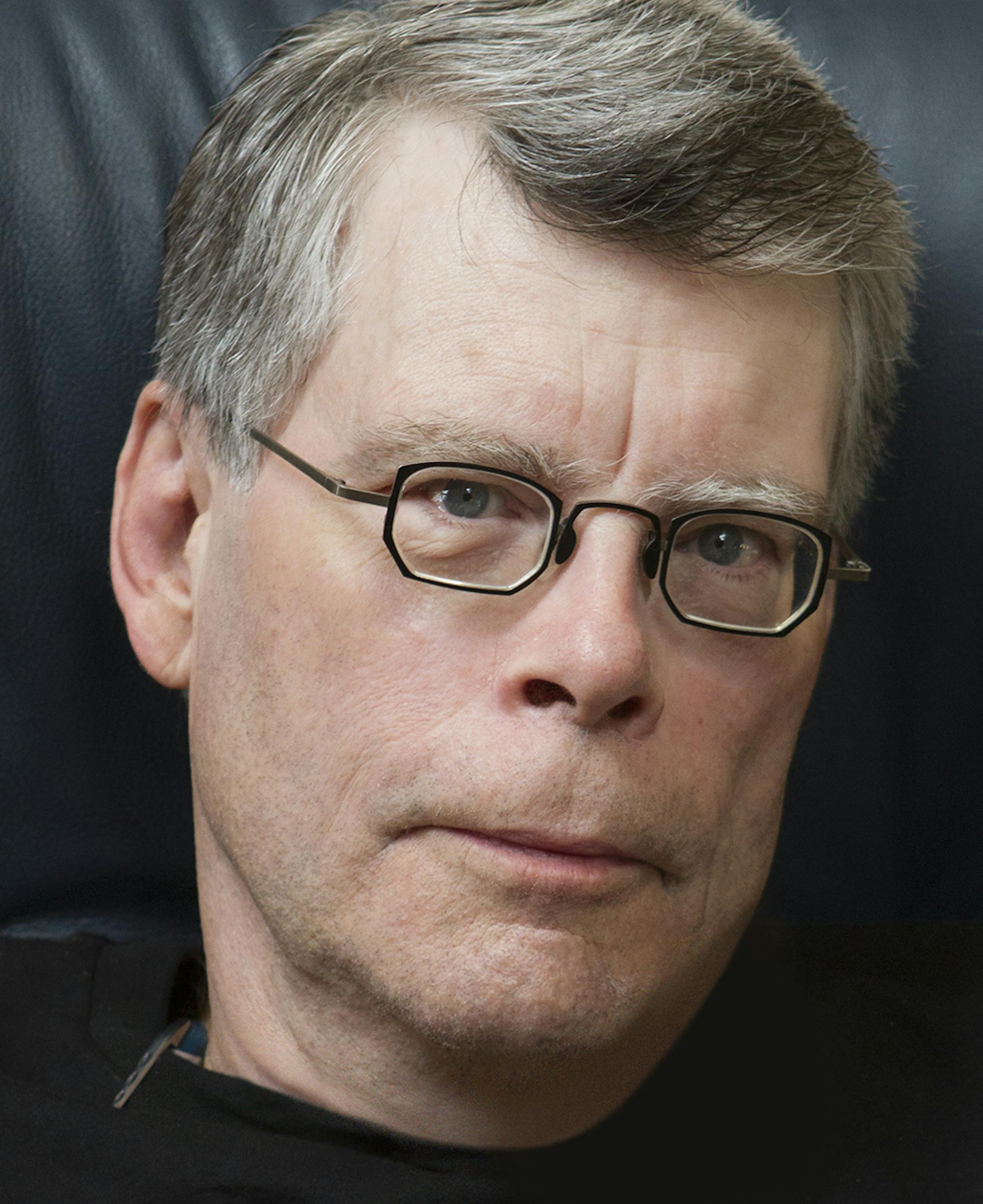 Stephen King Photo by Shane Leonard ORG XMIT: MIN1405211058340355