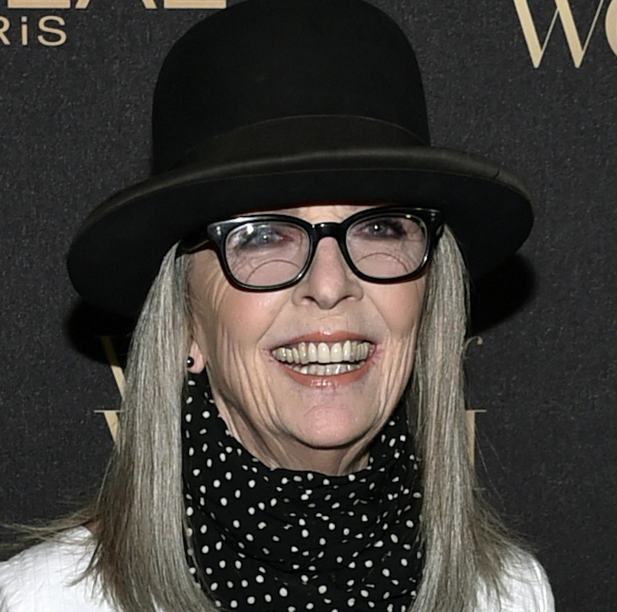 FILE - In this Nov. 16, 2016, file photo, Diane Keaton attends the 2016 L'Oreal Women of Worth Awards in New York. Keaton will receive the American Film Instituteís Life Achievement Award on Thursday, June 8, 2017. (Photo by Evan Agostini/Invision/AP, File)