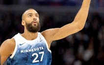 Rudy Gobert of the Timberwolves was again the top defensive player in the NBA.