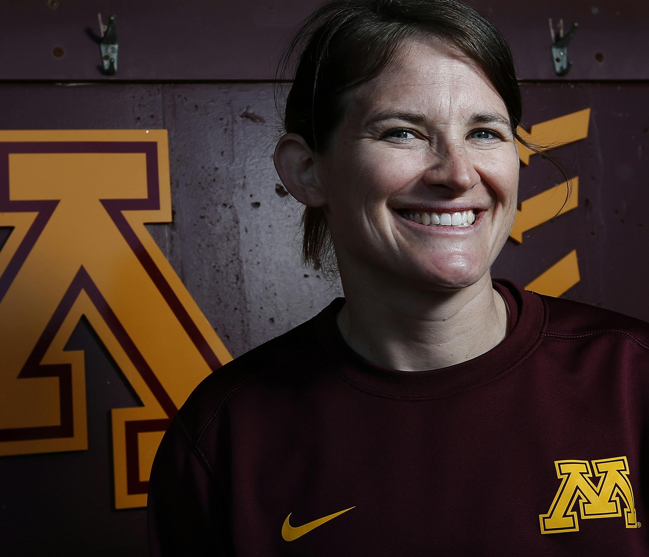 Gophers softball coach Jessica Allister