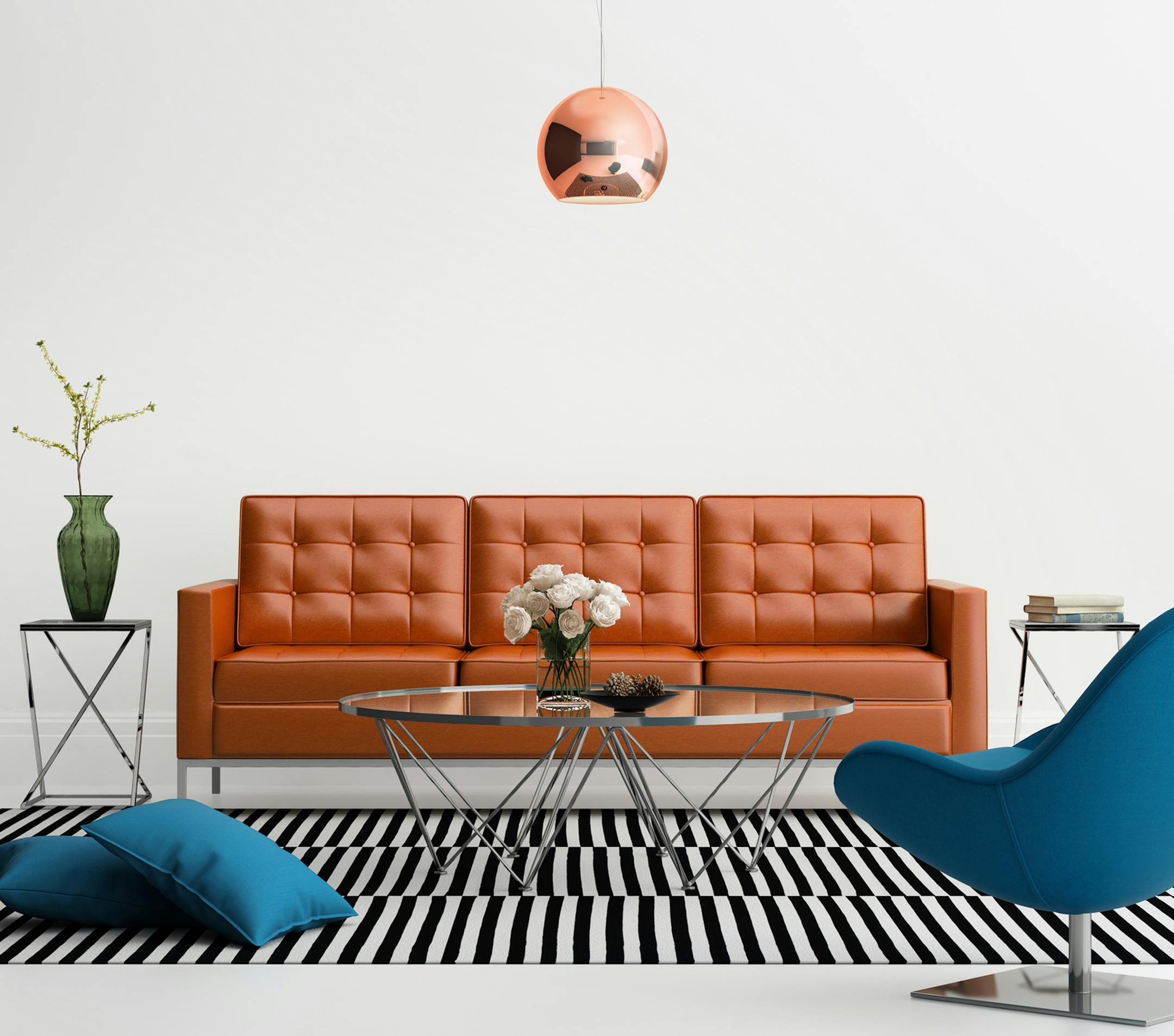 Use the colors of the year on your walls or in your furniture and accents to keep your home design rich and fresh. (Dreamstime)