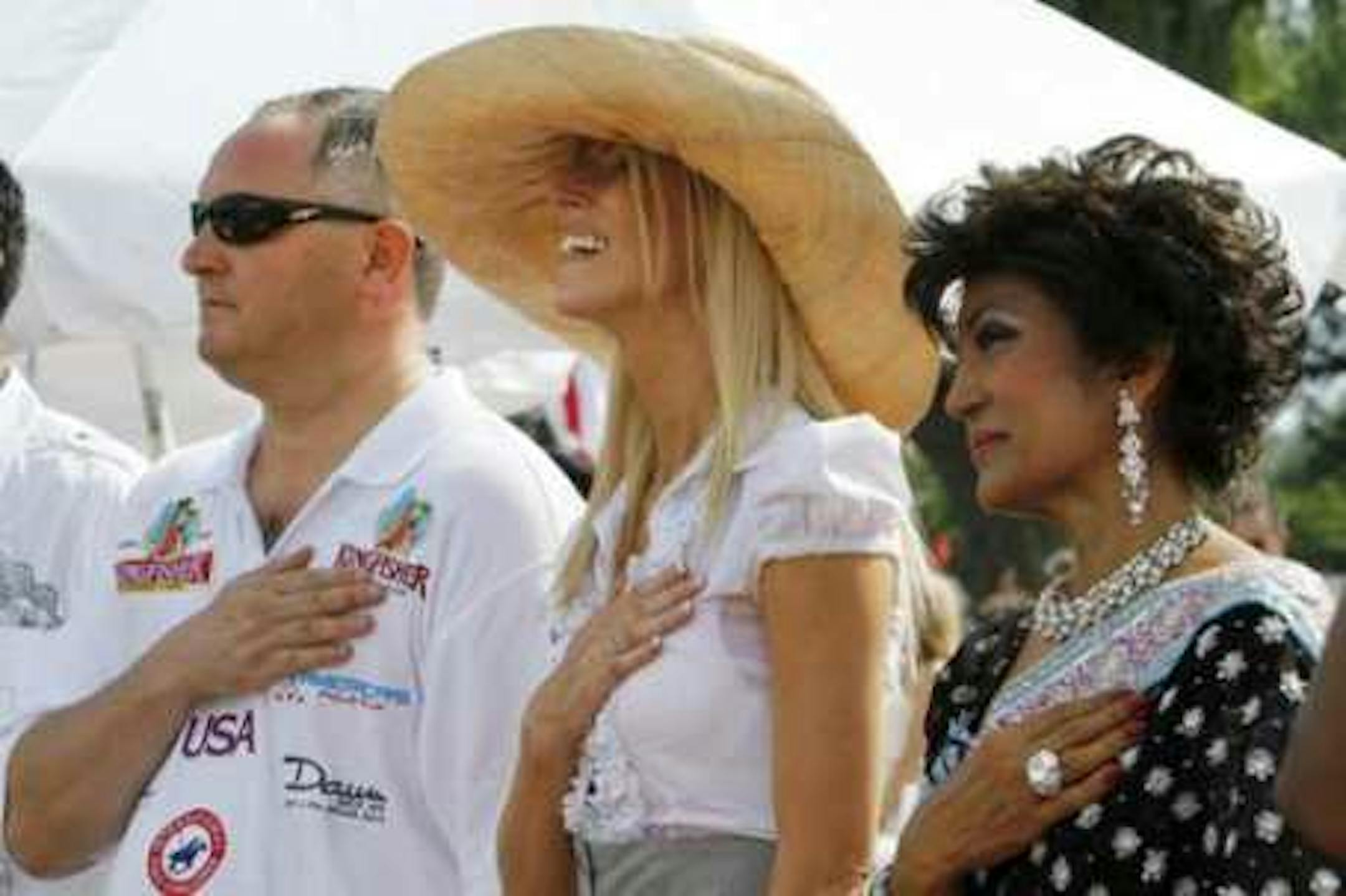 Famous gate-crashers: What's his name, What's her name, and a non-crasher