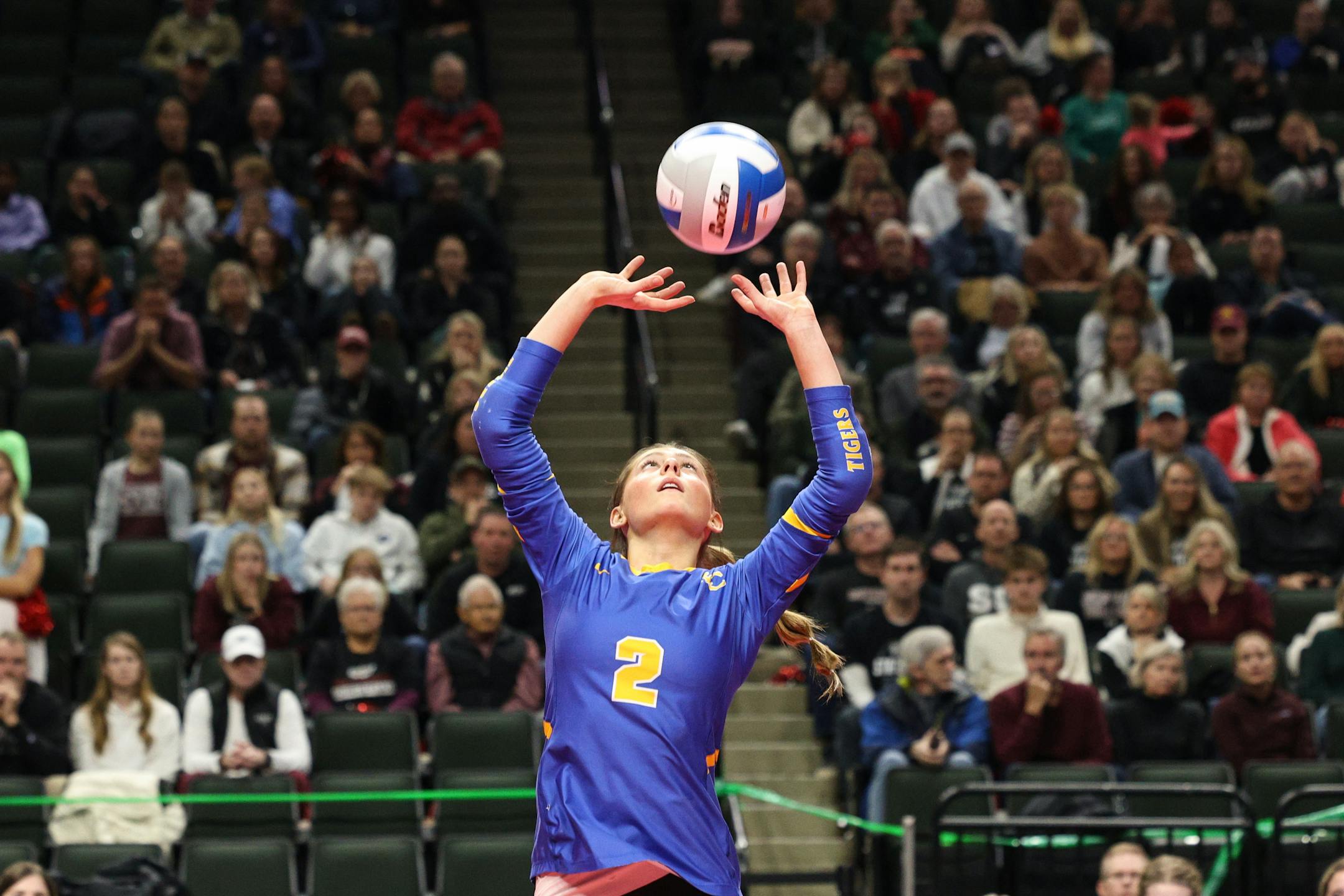 Rush City's Cora Sayotovich led the Tigers with a game-high 29 assists. Photo by Cheryl A. Myers, Special to the Star Tribune