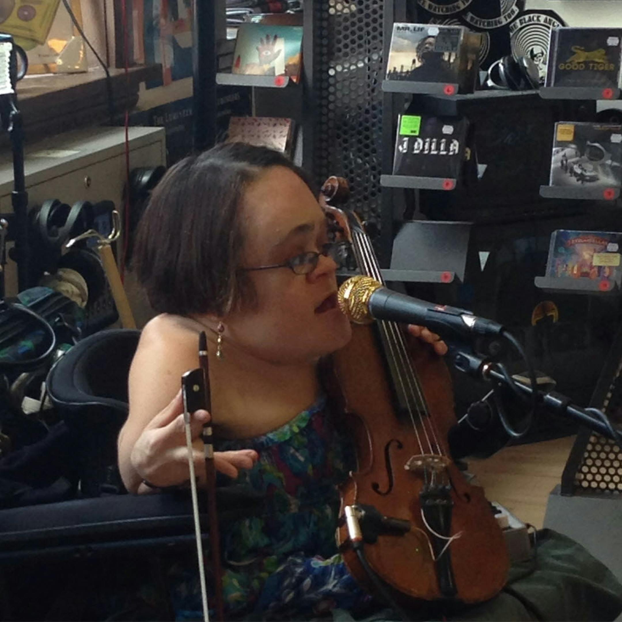 Gaelynn Lea performed at the Electric Fetus in Duluth during the 2016 Homegrown fest.
