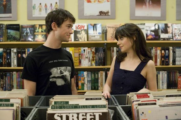 In this film publicity still released by Fox Searchlight, Joseph Gordon-Levitt, left, and Zooey Deschanel are shown in a scene from "500 Days of Summe