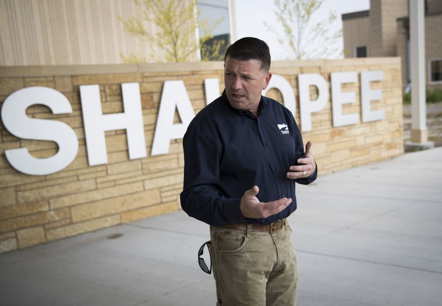 City administrator Bill Reynolds walked through the revamped Shakopee Community Center on Friday, September 1, 2017, in Shakopee, Minn.