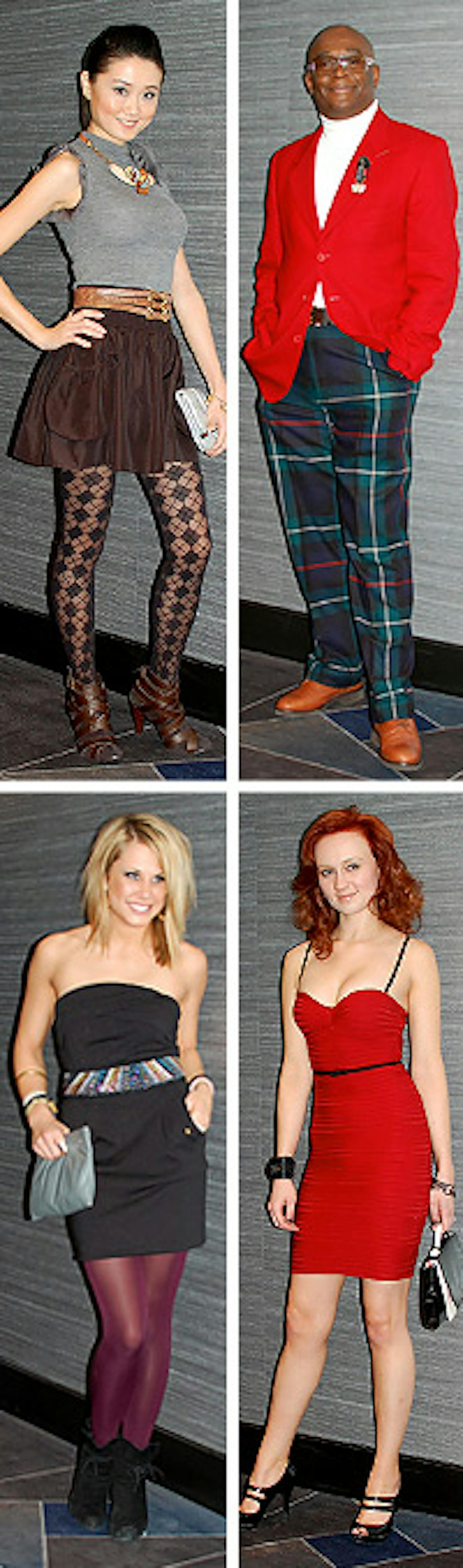 Clockwise from top - Vivian Aronson, Jean Pierre DeChateau, Sarah Burgduff, Ally Nordgaard