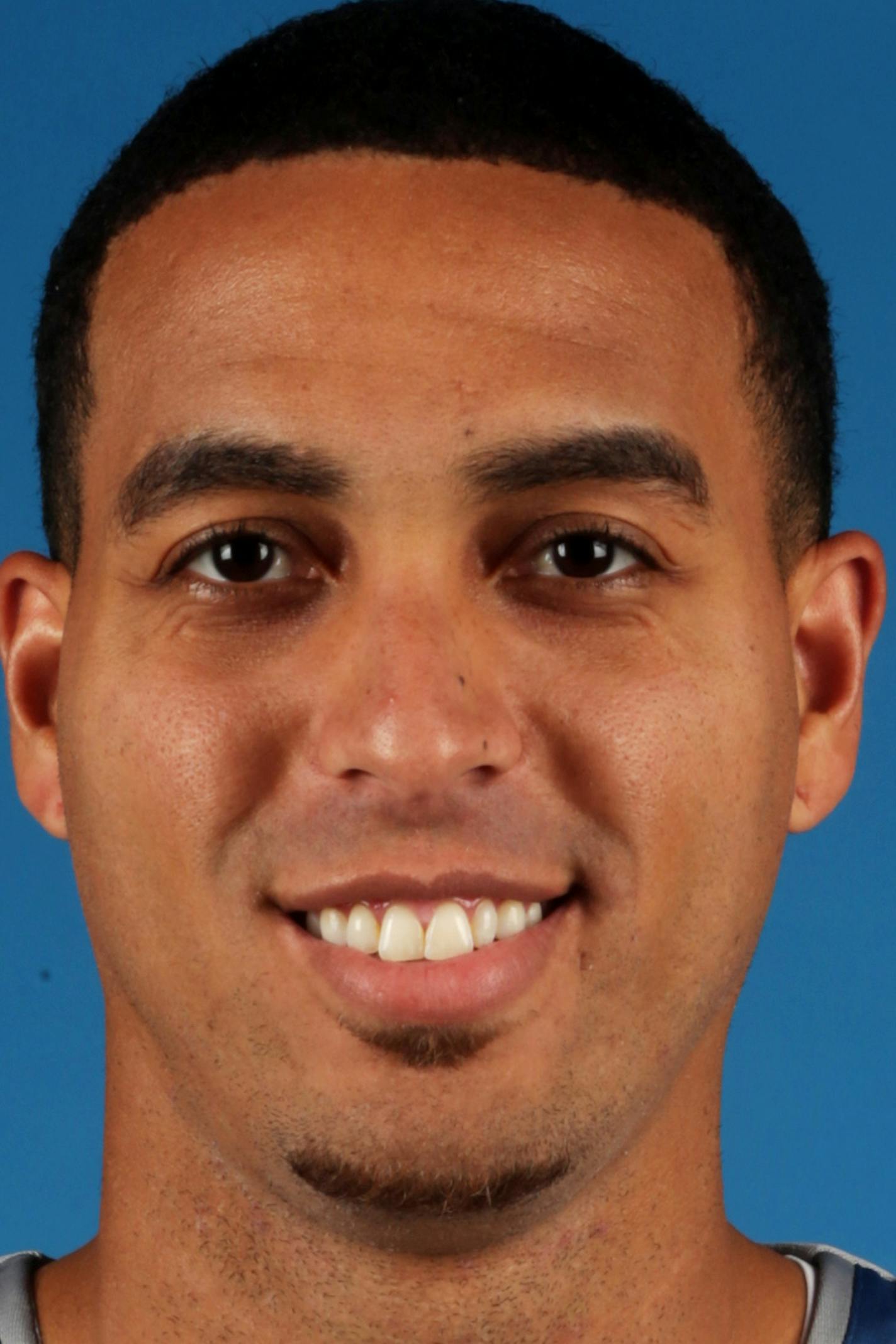 Minnesota Timberwolves' Kevin Martin poses for media day photos Monday, Sept. 29, 2014, in Minneapolis. (AP Photo/Jim Mone) ORG XMIT: MP10