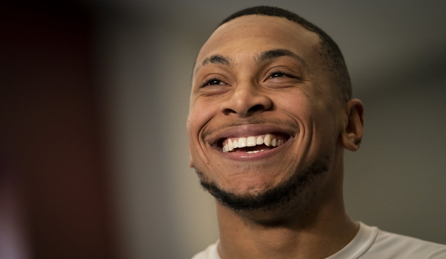 Gophers defensive back Antoine Winfield Jr. at a press conference at the University of Minnesota in Minneapolis, Minn., on Friday, December 20, 2019. ] RENEE JONES SCHNEIDER &#xa5; renee.jones@startribune.com