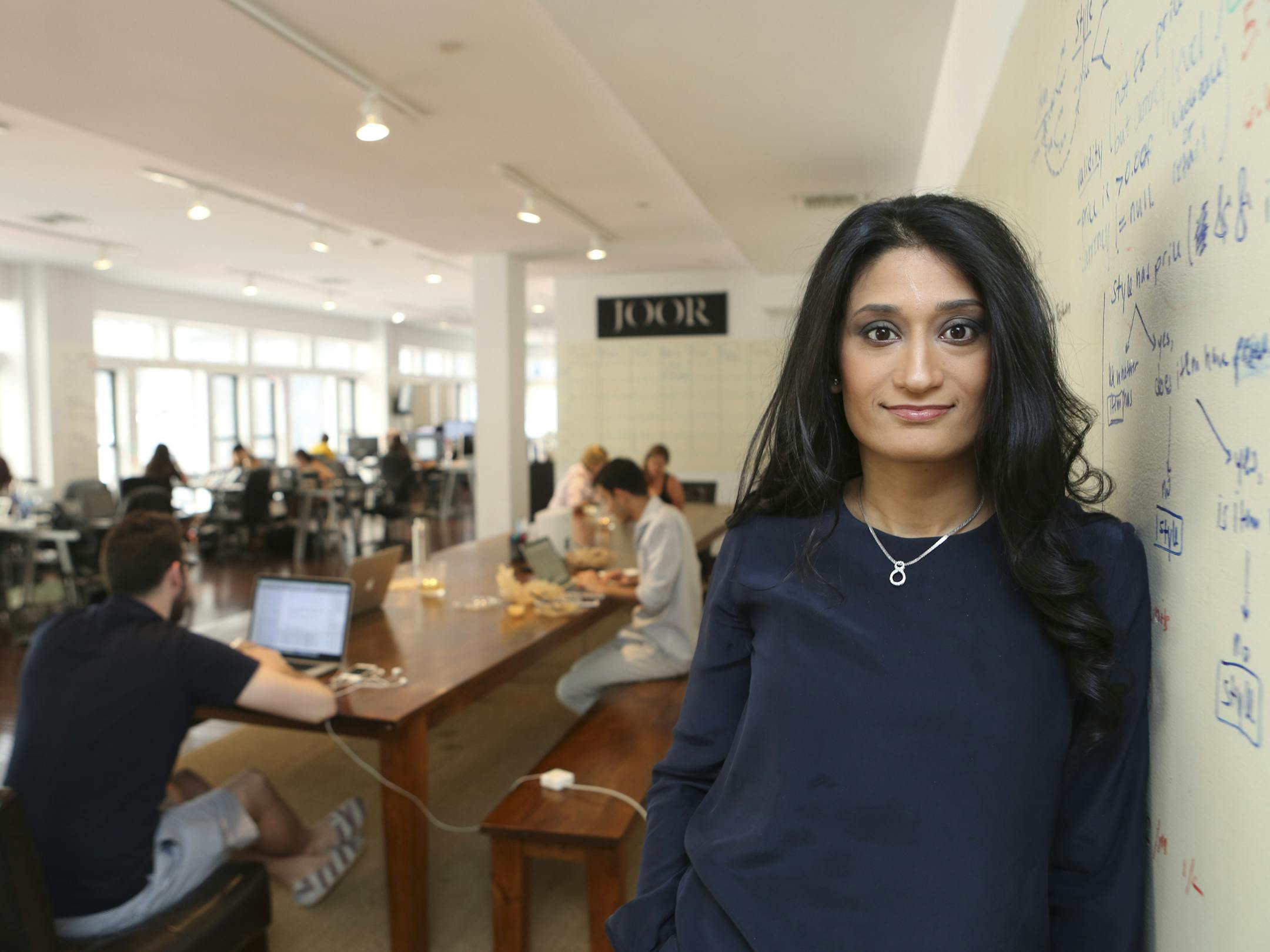 Mona Bijoor, the founder of Joor, at her firm‚Äôs offices in New York, Aug. 27, 2013. After a successful experience converting trial workers to full-timers, Joor has formalized the ‚Äútemp-to-perm‚Äù hiring process, ‚Äî an arrangement quickly becoming more common at small, fast-growing companies where turnover can be high. (Chester Higgins Jr./The New York Times) ORG XMIT: MIN2014091722112979