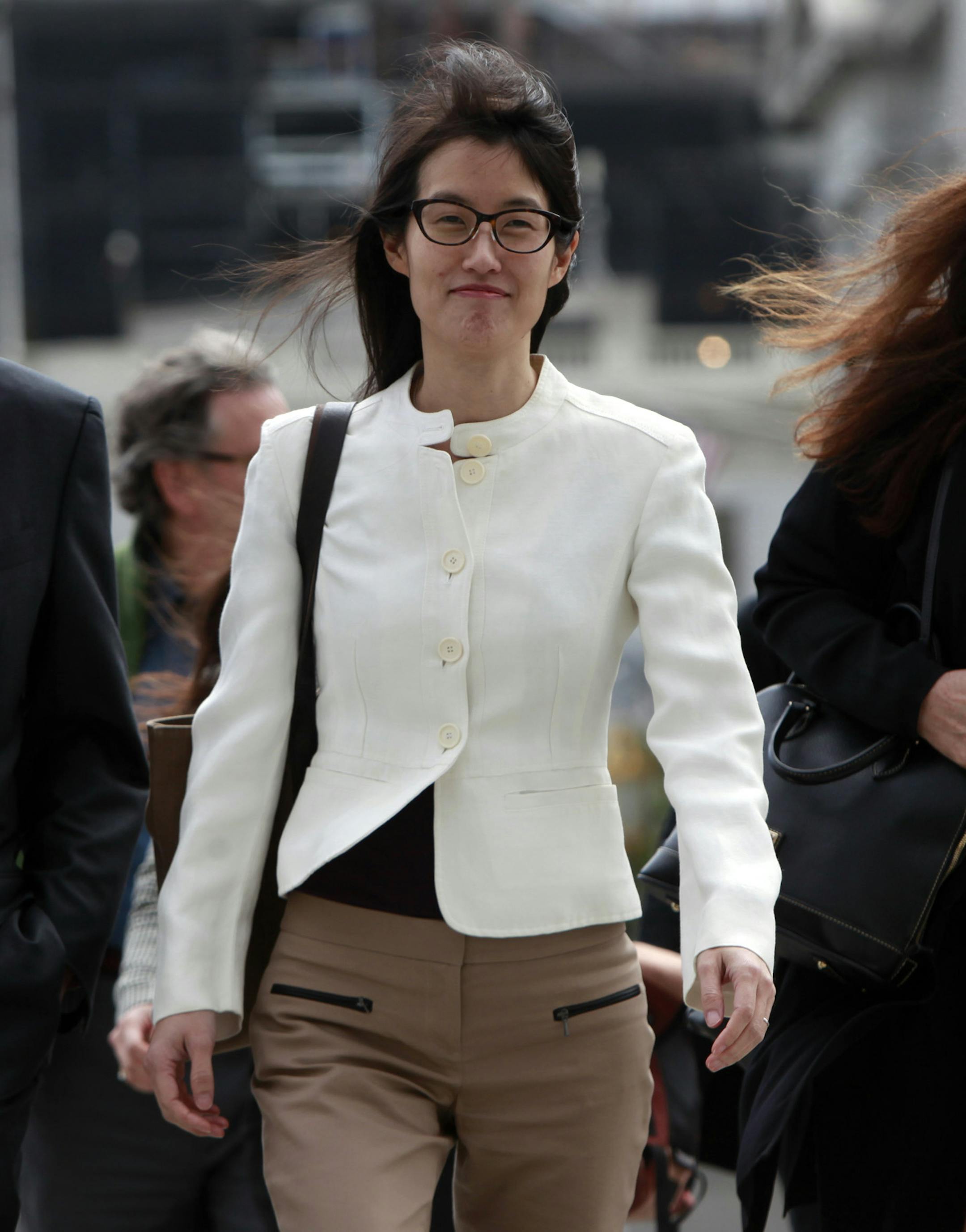 Ellen Pao arrives at Superior Court in San Francisco to hear the verdict in her gender discrimination lawsuit against Kleiner Perkins Caufield & Byers on Friday, March 27, 2015. (Karl Mondon/Bay Area News Group/TNS) ORG XMIT: 1166259