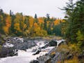 The St. Louis River courses through Jay Cooke State Park.