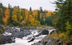 The St. Louis River courses through Jay Cooke State Park.