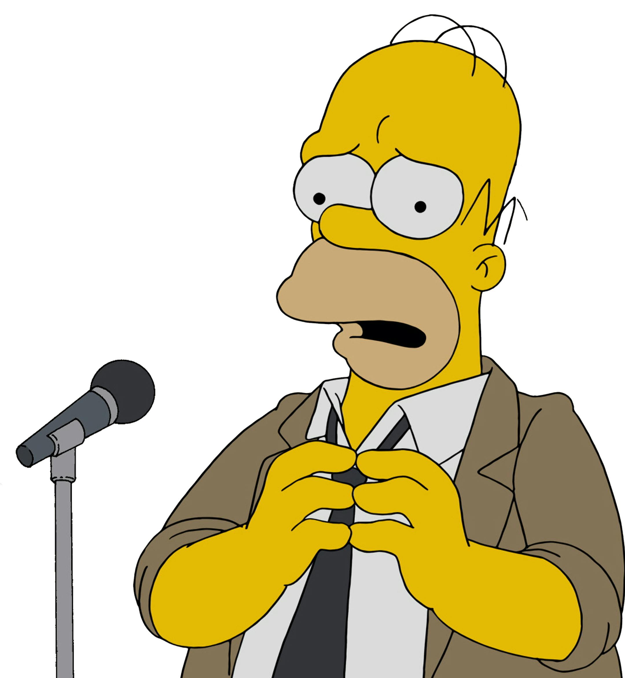 Fox Homer turns to improv comedy to gain back his confidence in the ìSimprovisedî episode of THE SIMPSONS airing Sunday, May 15, 2016