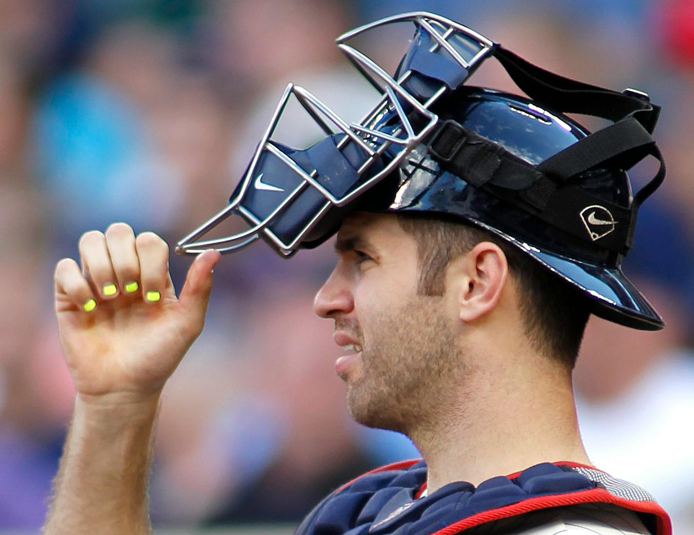 The days of Joe Mauer as a catcher are over.