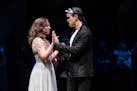 Kate Eastman (Juliet) and Ryan-James Hatanaka (Romeo) in the Guthrie Theater's production of "Romeo and Juliet" by William Shakespeare, directed by Jo