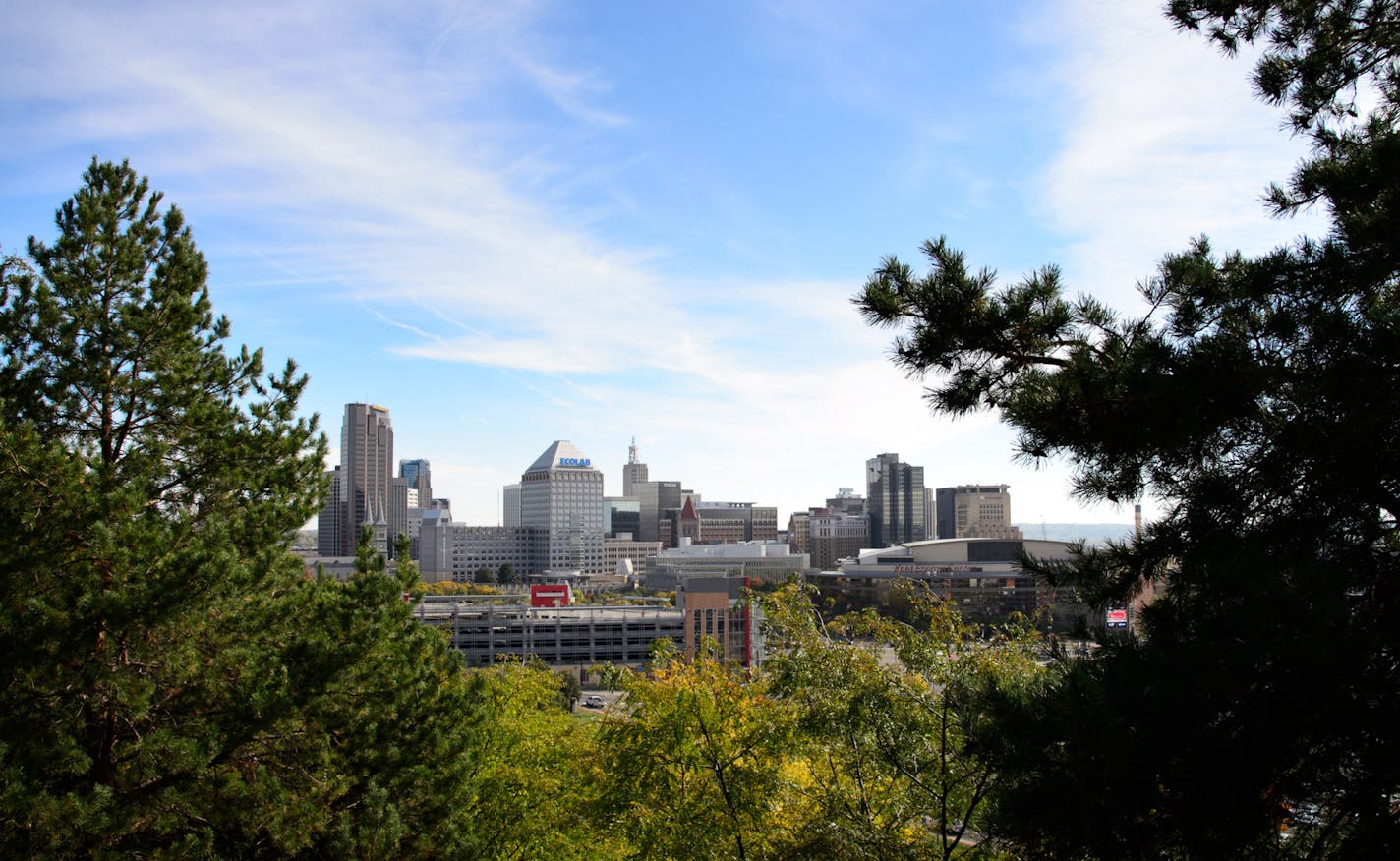 Ecolab has taken an even greater presence on the St. Paul Skyline in the building that formerly had the name Travellers. ] GLEN STUBBE * gstubbe@startribune.com Wednesday, October 7, 2015