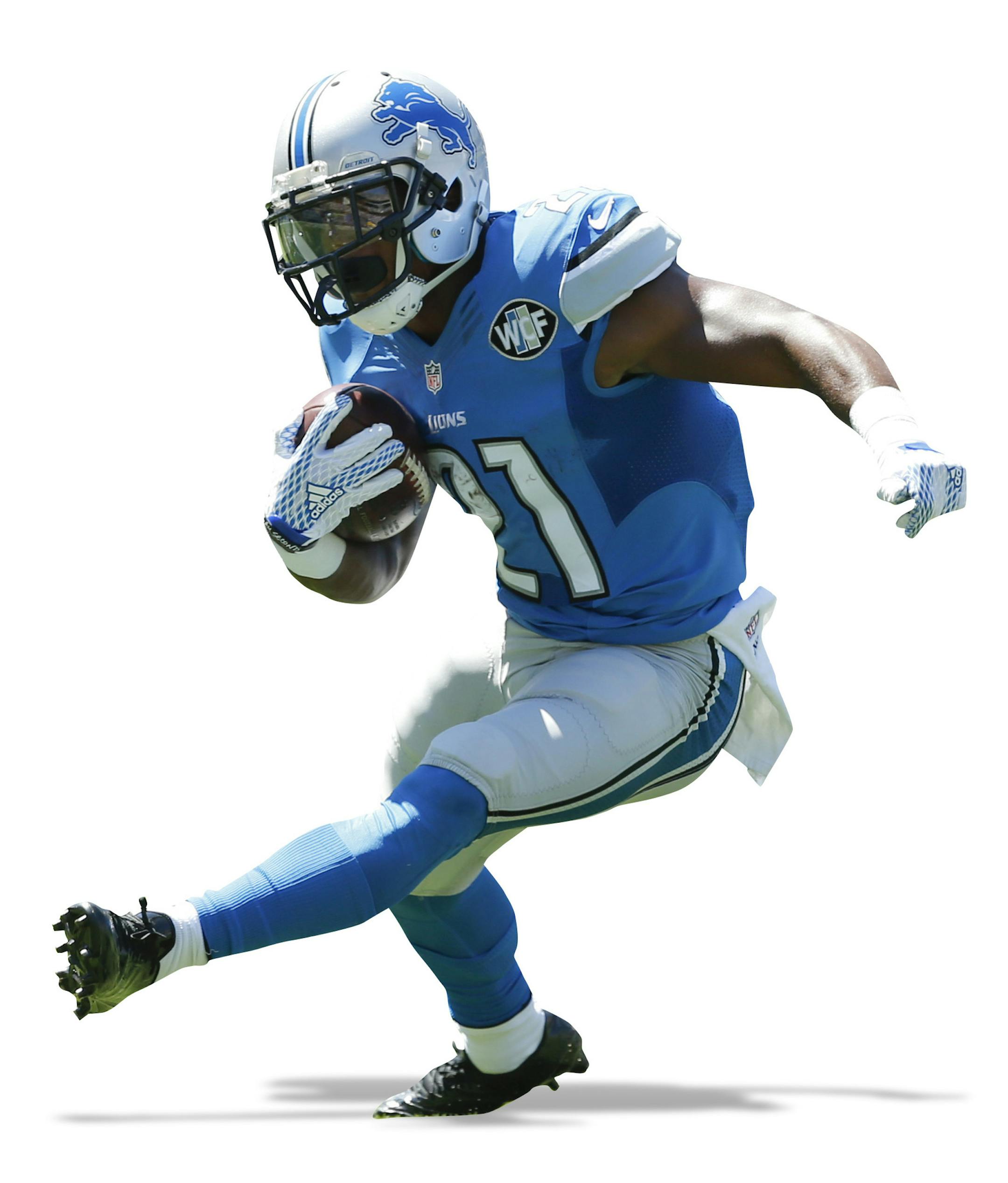 Detroit Lions running back Ameer Abdullah cuts back on his way to scoring a touchdown as San Diego Chargers defensive back Jahleel Addae, right, pursues during the first half of an NFL football game, Sunday, Sept. 13, 2015, in San Diego. (AP Photo/Alex Gallardo) ORG XMIT: CAGB106