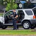Police searched a car in Baton Rouge, La.