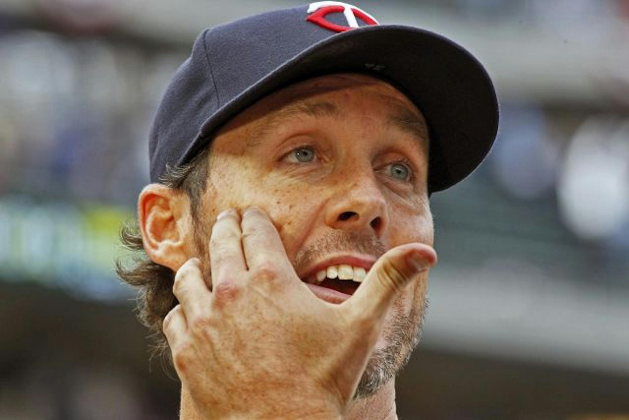 It was happy Joe Nathan who walked off the mound preserving a Twins victory by shutting down Oakland in the 9th inning.