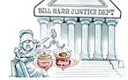 Sack cartoon: William Barr's Mueller report