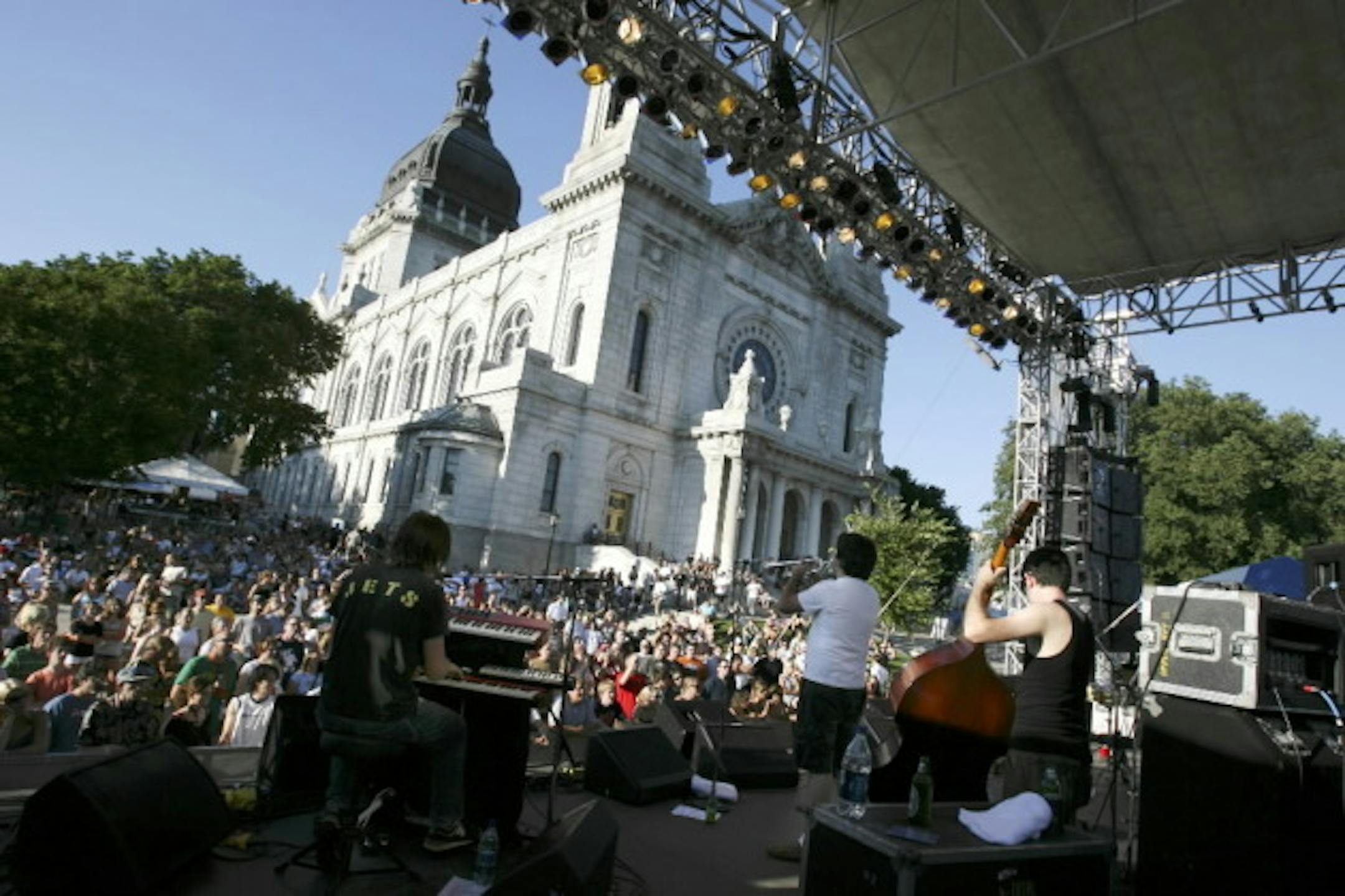 The Basilica Block Party usually attracts around 15,000 daily attendees, which is how many RSVPs the boycott page attracted before being taken down. / Star Tribune file photo
