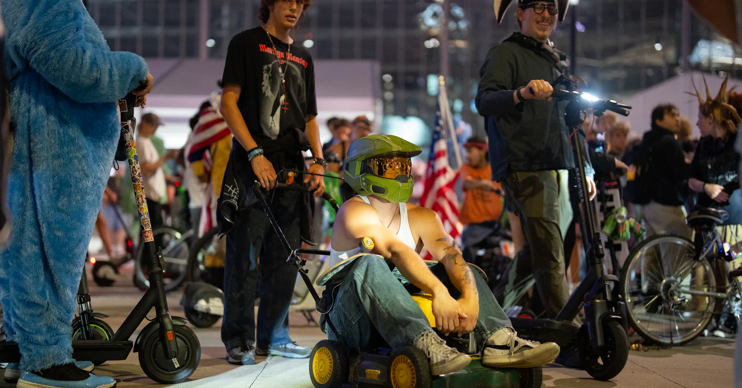 No power? No problem! Scooter ride rolls on Friday night in Minneapolis