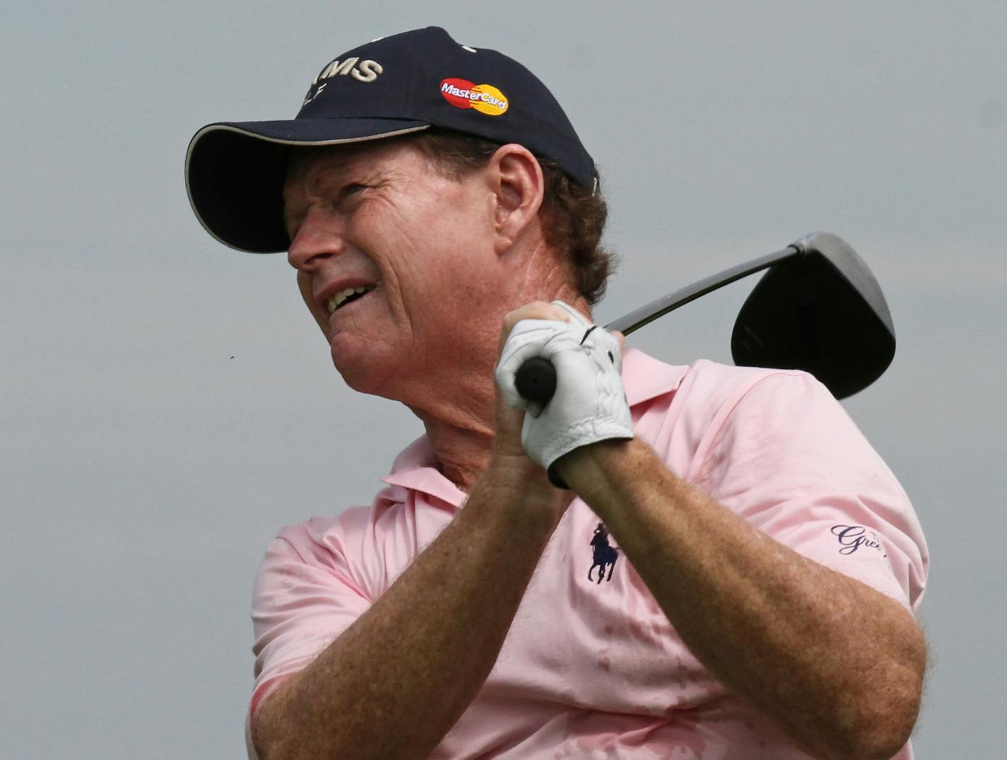 Golf Pro Tom Watson teed-off on the first hole of the 3M Championships Insight Pro-Am on Thursday, 8/4/2011.] Bruce Bisping/Star Tribune. Tom Watson/source.