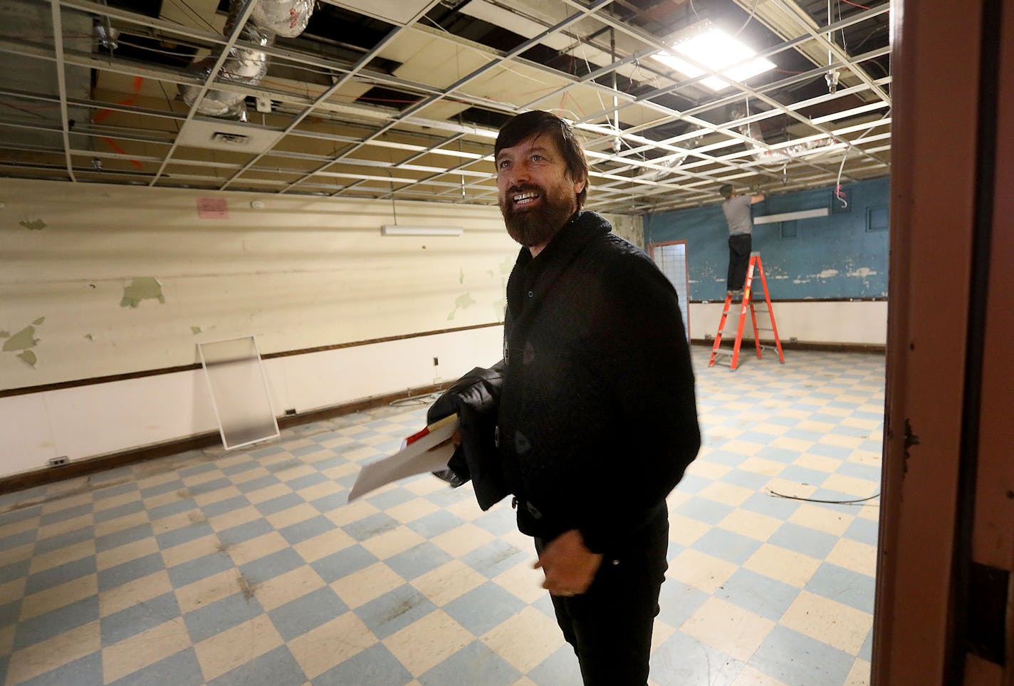 Pastor Paul Marzhan is best known as the leader of three suburban churches. But HGTV could turn him into a bigger star. Marzhan is embarking on a new role as a church flipper. Here, Marzhan, seen at a former Catholic Charities building, closed in 2012, Tuesday, March 12, 2019, in Minneapolis, MN. Marzhan and Breaktrhough Minnistries are rehabbing the 18,000 square-foot building into a meals program and dining hall as well as a hotel for urban missionaries.] DAVID JOLES &#x2022;david.joles@startr