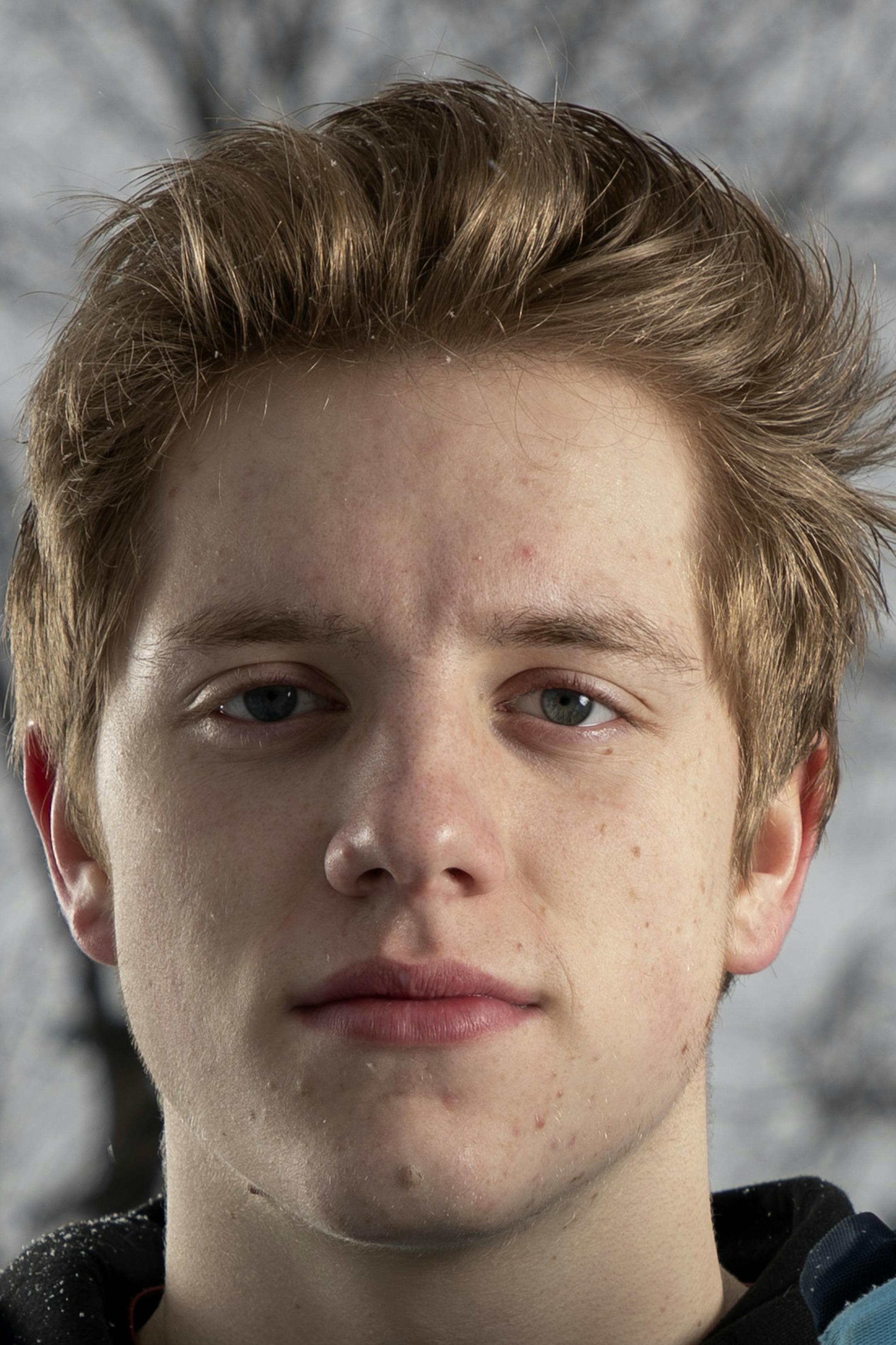 All-Metro boys' hockey team Bryce Brodzinski, Blaine Sunday February 17, 2019 in Mendota Heights , MN.] Jerry Holt • Jerry.holt@startribune.com