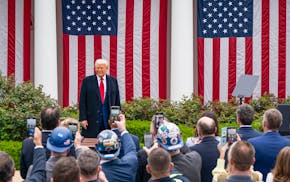 President Donald Trump at the White House on April 2, when he announced record-setting tariffs.