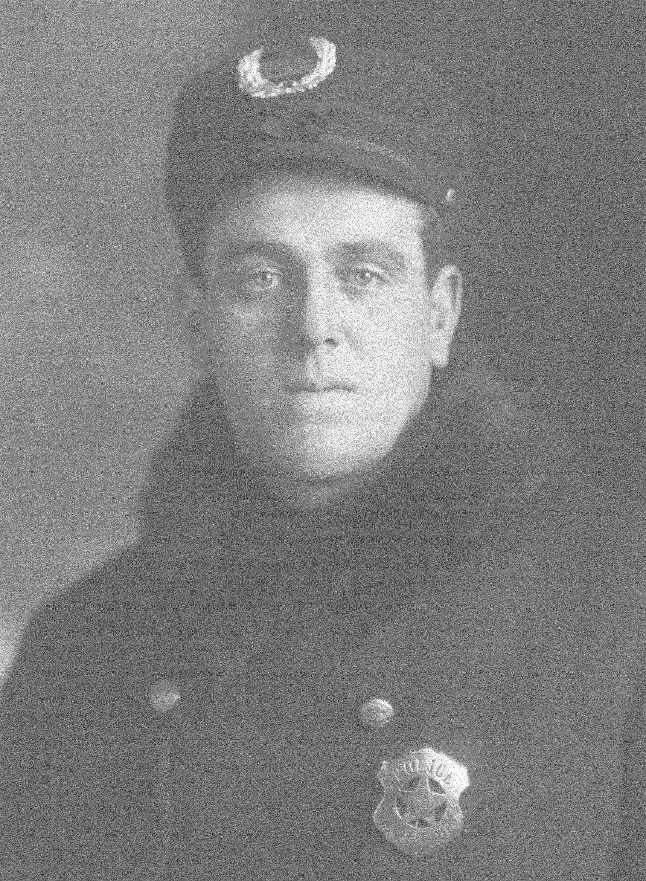 Officer John Schwartz, circa 1910 (?) Courtesy West St. Paul police